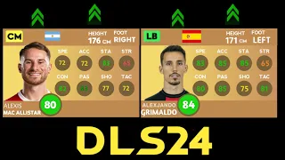 DLS 24 | NEW UPDATE PLAYERS RATING REFRESH IN DLS 24| DREAM LEAGUE SOCCER 2024