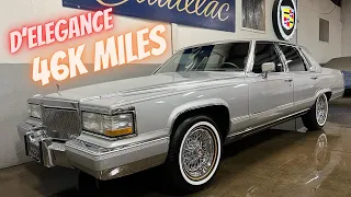 STUNNING! 1992 Cadillac Brougham D’Elegance 46K Miles FOR SALE by Specialty Motor Cars