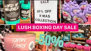 LUSH Utrecht Boxing Day Sale! 50% OFF! Walkthrough + Haul!