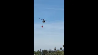 California Army National Guard helicopter firefighting demonstration