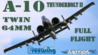 Freewing A-10 Thunderbolt II 64mm V2 EDF Jet Flight | Motion RC