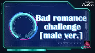 Bad Romance Challenge (male ver.) [tiktok compilation]