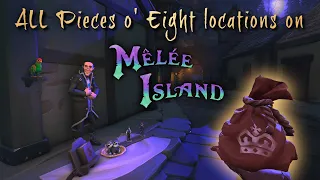 All Pieces o' Eight Locations in The Journey to Mêlée Island Tall Tale | Sea of Thieves