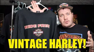My Vintage Harley Davidson T-shirt Collection