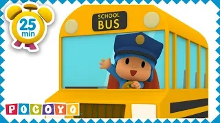 🚌 WHEELS ON THE BUS [ 25 minutes ] | +More Nursery Rhymes for Kids and Baby Songs by Pocoyo