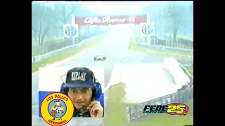 Pozzetto su Minardi a Monza