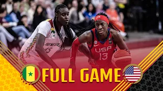 Senegal v USA | Full Basketball Game | FIBA Women's Olympic Qualifying Tournament Belgium 2024