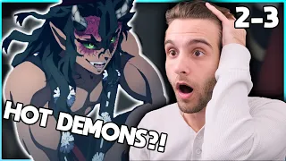 Demon Slayer's Animation is STILL PEAK | Season 3 Episode 2 and 3 Blind Reaction