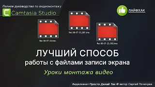 Camtasia Studio: обработка записи видео с экрана компьютера