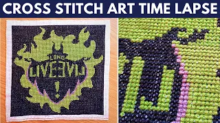 Maleficent Cross-Stitch Pattern | Disney Embroidery Art