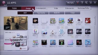 LG SMART TV CINEMA SCREEN: Descarga aplicaciones