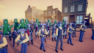 200x ATTACKER SIEGE COWBOY CITY - Totally Accurate Battle Simulator TABS