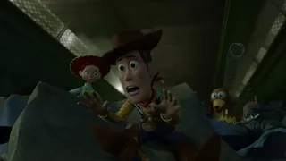 Toy Story 3: Woody rescues Lotso, the Bear: Scene from Toy Story 3 2010