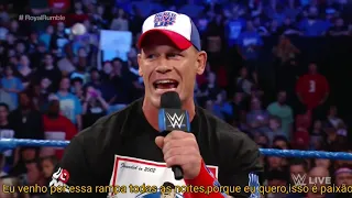 AJ Styles e John Cena assinam o contrato para lutar no WWE Royal Rumble (Legendado)