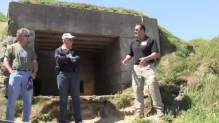 2010 Patton Tour - Omaha Beach 'Charlie' & 'Dog Green' sectors (Pill Box)