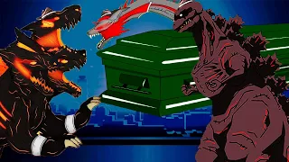 Ghidorah vs Godzilla & Shin Godzilla vs Cerberus Boss - Coffin Dance Song Megamix (Cover)