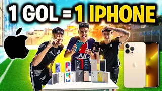 A CADA GOL GANHA UM IPHONE!! *QUANTO MAIS DIFÍCIL O CHUTE, MELHOR O IPHONE*