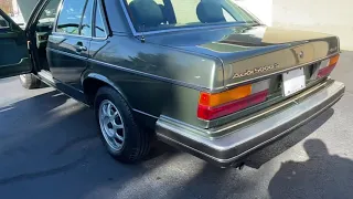 1980 Audi 5000 Diesel Start Up Video