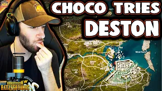 chocoTaco FINALLY Tries New PUBG Map: DESTON ft. HollywoodBob - PUBG Duos Gameplay