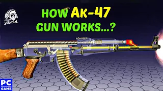 How AK 47 Gun Works | Inner Parts | Slow Motion Firing | World of Guns