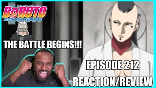 THE BATTLE BEGINS!!! Boruto Episode 212 *Reaction/Review*
