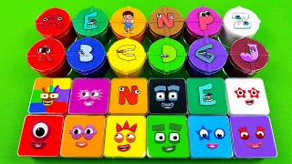 Alphabet Lore & Numberblocks – Looking All SLIME Mix Coloring Square, Round, Satisfying Slime ASMR