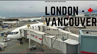 Air Canada, London Heathrow (LHR) - Vancouver (YVR) B777-300