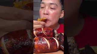 Insaladang talong at inihaw na pusit,#shorts  #asmr #shortvideo  #viral  #trending