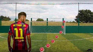 INSANE NEYMAR JR CROSSBAR CHALLENGE!!