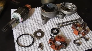 Reparar un motor de arranque de moto (Parte 1/2)