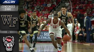 Wake Forest vs. NC State Condensed Game | 2019-20 ACC Men's Basketball