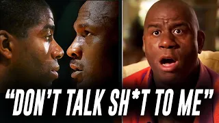 The Only Time Magic Johnson TRASH TALKED Michael Jordan! CRAZY 360 DUNK!!