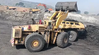 All Excavator & loader Loading Trucks And Operator View Receive&Transport A Brand New Caterpillar