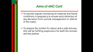 ANTENATAL CARE(midwifery)