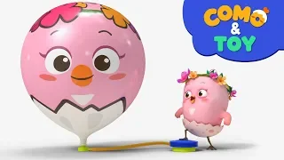 Como | Amazing balloon 2 | Learn colors and words | Cartoon video for kids | Como Kids TV