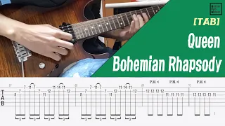 [TAB] Queen - Bohemian Rhapsody(퀸 - 보헤미안 랩소디) Guitar solo