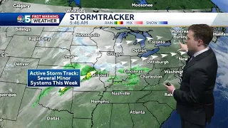 Video: Mostly cloudy, few snow showers Tuesday (12-28-21)