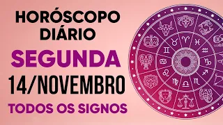 HORÓSCOPO DO DIA - SEGUNDA-FEIRA DIA 14/11/22 - PREVISÕES PARA TODOS OS SIGNOS