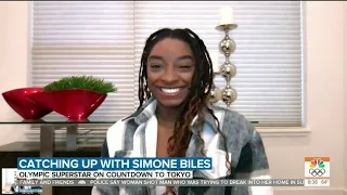 Catching up with Simon Biles on TODAY