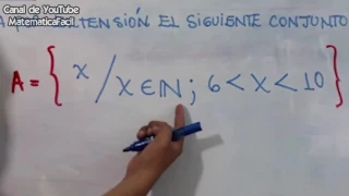 TEORIA DE CONJUNTOS - DETERMINACIÓN DE CONJUTOS (FACILITO)