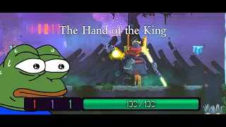 Dead Cells - Hand of the King beaten with 1/1/1 stats