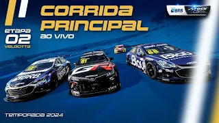 STOCK CAR 2024 AO VIVO | 2ª ETAPA - CORRIDA PRINCIPAL - VELOCITTA (SP)