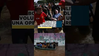Las inundaciones en Rio Grande do Sul, Brasil, sacan a flote el lado más humano de su gente