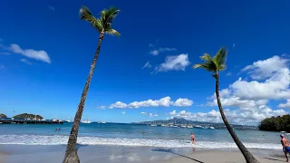 Martinique Beach by Water Taxi | P&O Caribbean Cruise | February 2023