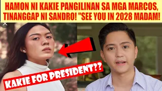 GYERA NA TO! HAMON NI KAKIE PANGILINAN SA MGA MARCOSES, TINANGGAP NI SANDRO! "SEE YOU IN 2028 MADAM!