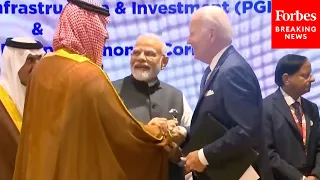 VIRAL MOMENT: Biden Shakes Hands With Saudi Arabia's MBS And Modi At G20