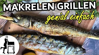 Makrele grillen auf dem Gasgrill und Kugelgrill | Die Frau am Grill