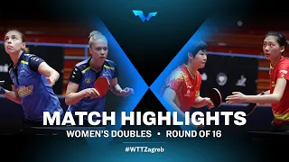 Christina Kallberg/Linda Bergstrom vs Kuai Man/Chen Yi | WD | WTT Contender Zagreb 2022 | (R16)