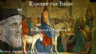 Κυριακή των Βαΐων με τον π. Δημήτριο Κατσαρό