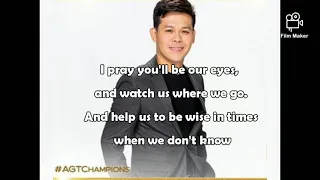 Marcelito Pomoy The Prayer Lyrics